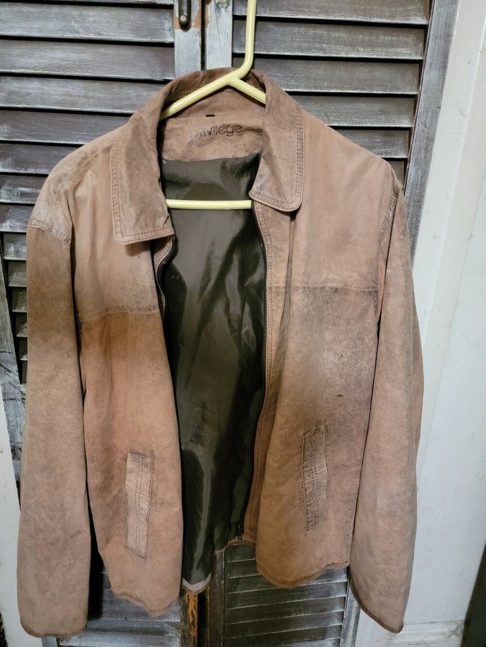 Privileged Unisex Distressed Bomber jacket